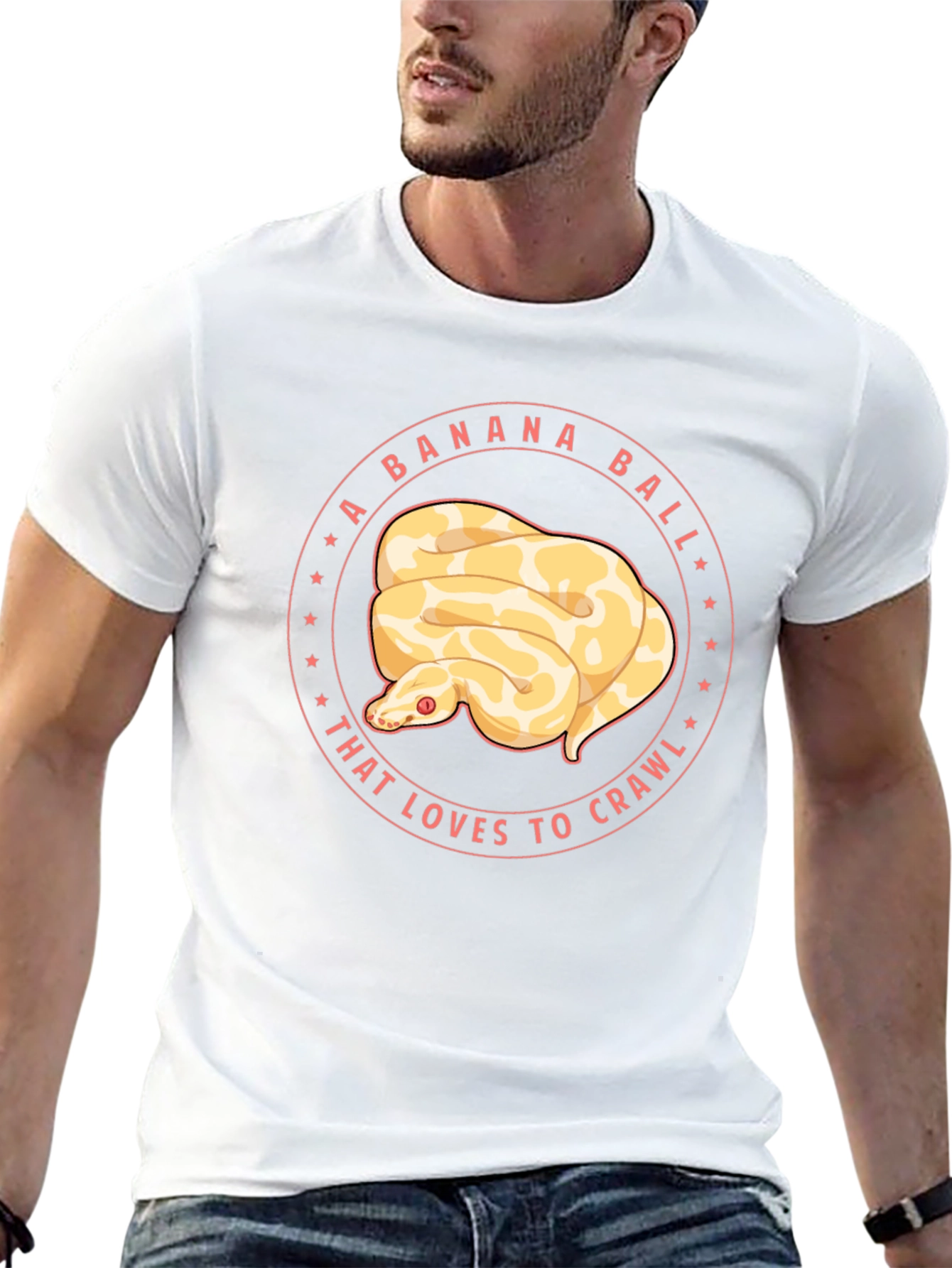 Banana Ball Python Graphic Tee
