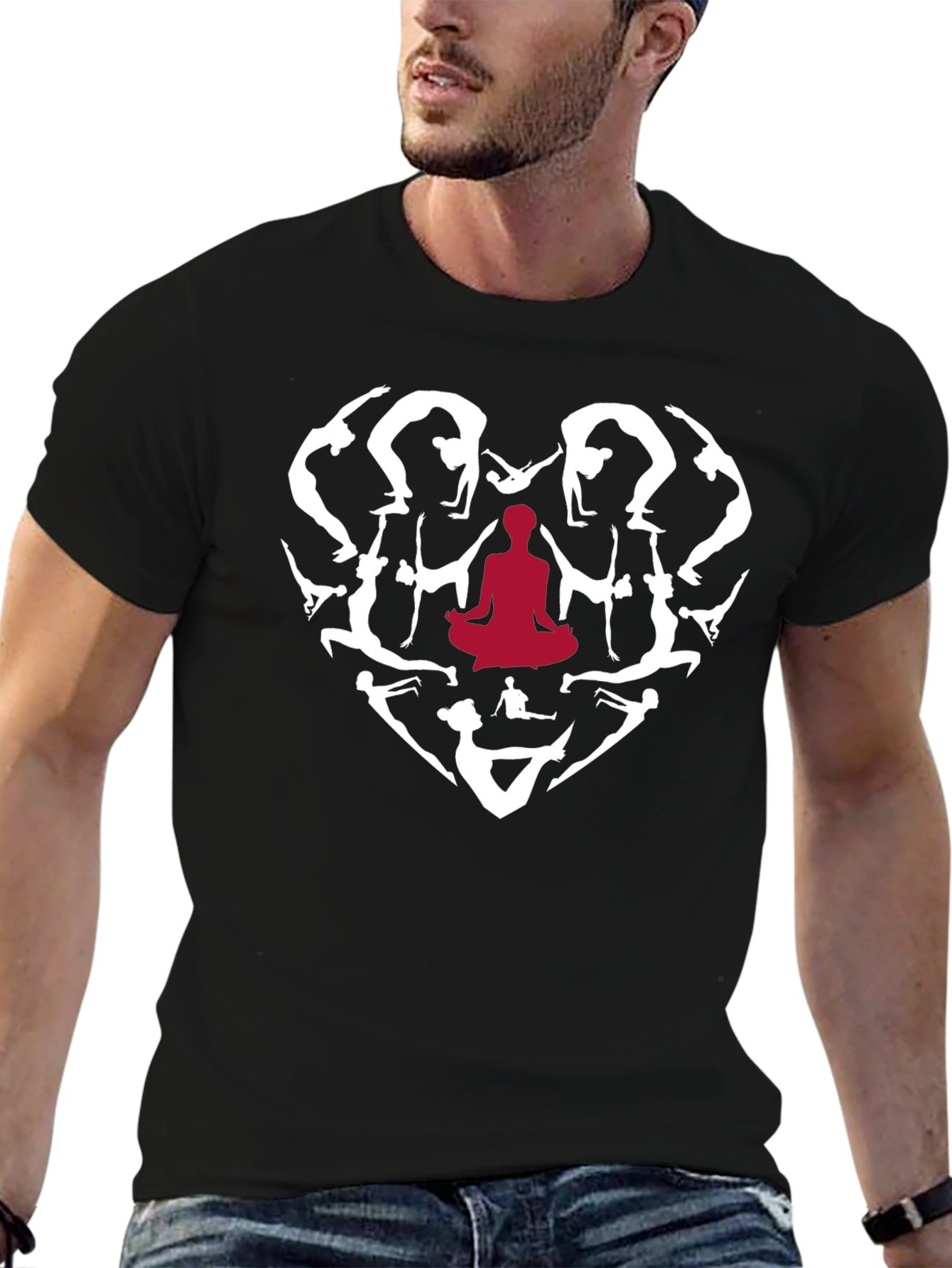 Yoga Heart T-Shirt - Meditate in Style