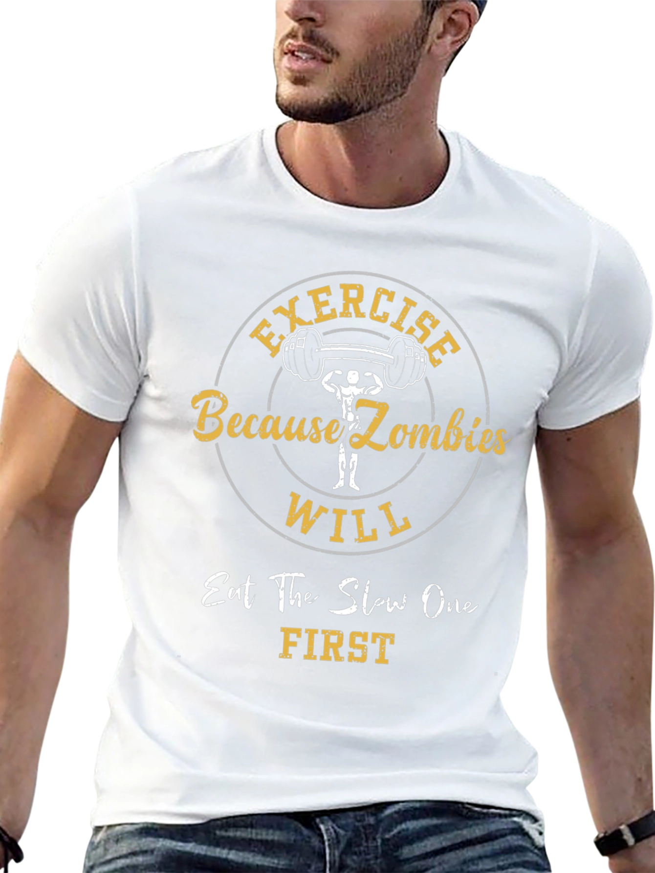 Exercise Because Zombies Funny T-Shirt