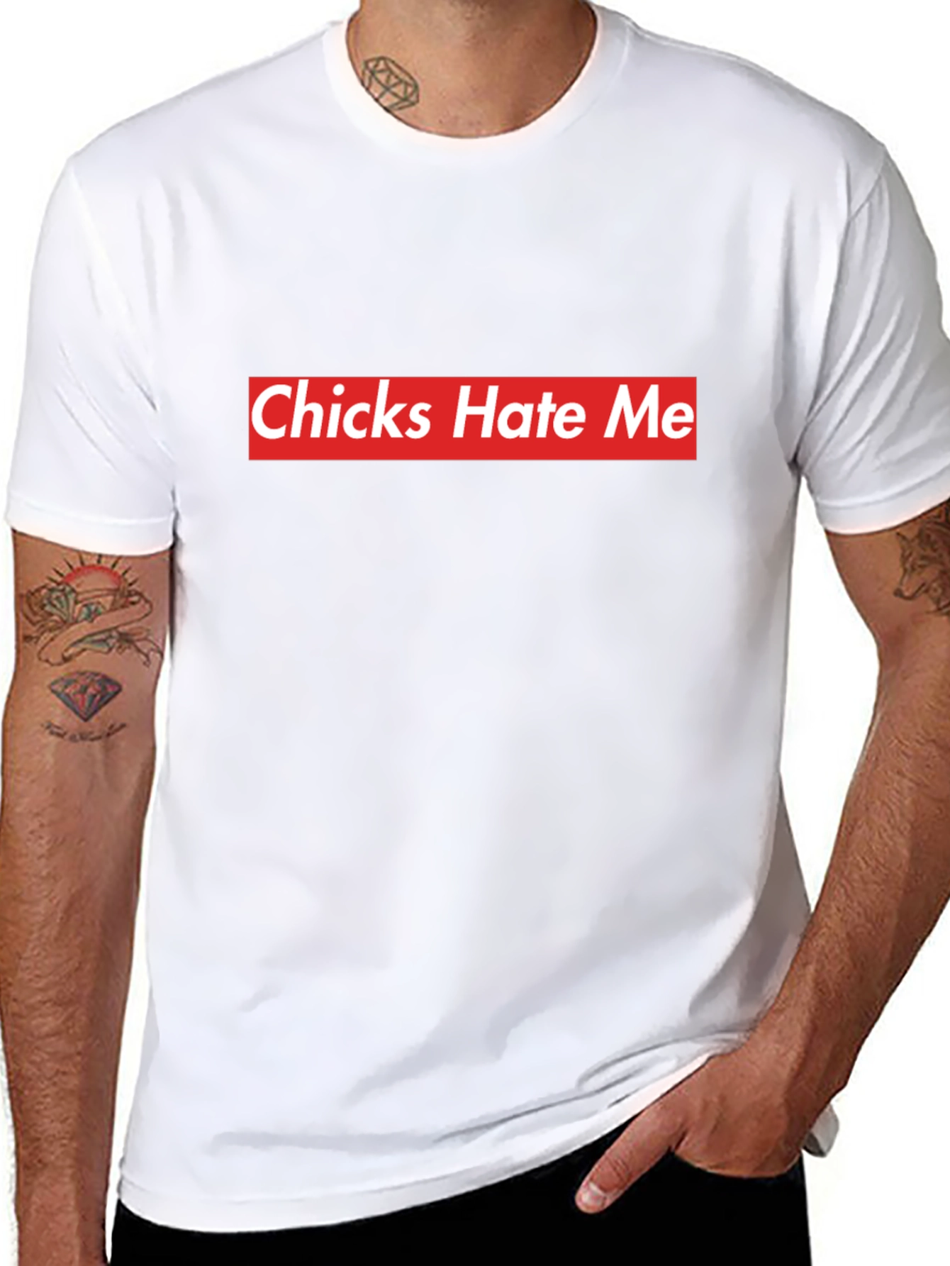 Chicks Hate Me Black Tee - Bold Statement Style