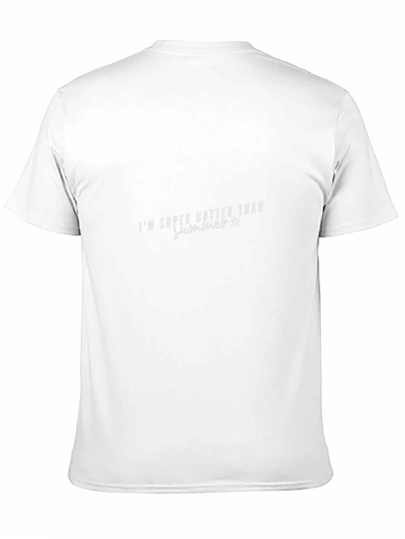 Im Super Hotter Than Summer Black Graphic Tee
