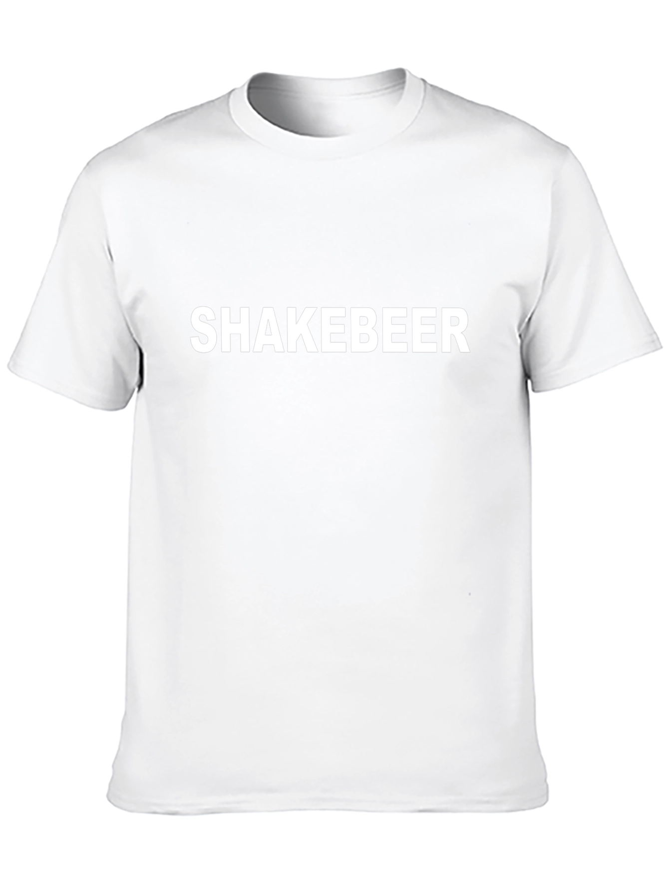Shakebeer Graphic T-Shirt - Black Casual Tee