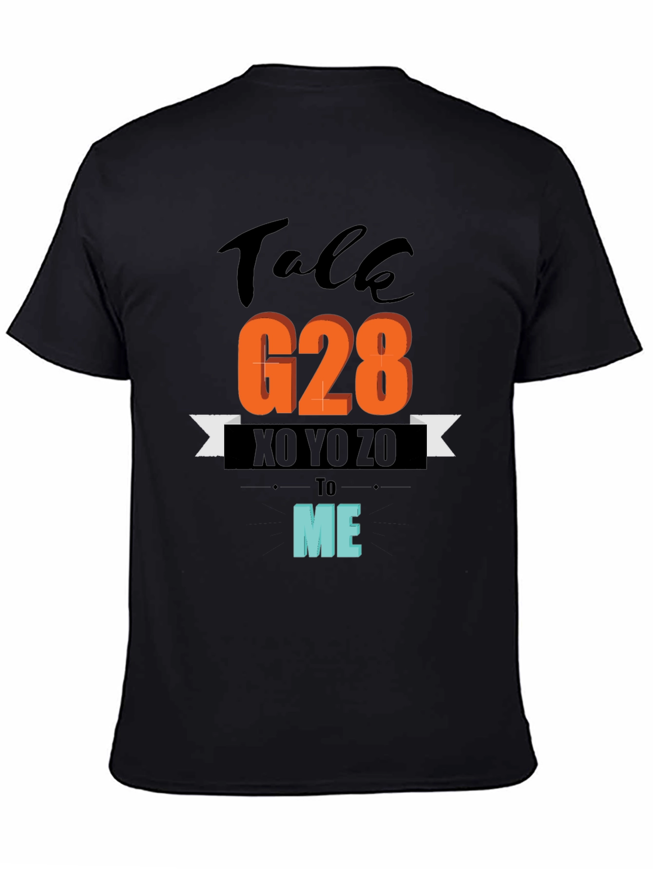 Talk G28 To Me T-Shirt Black