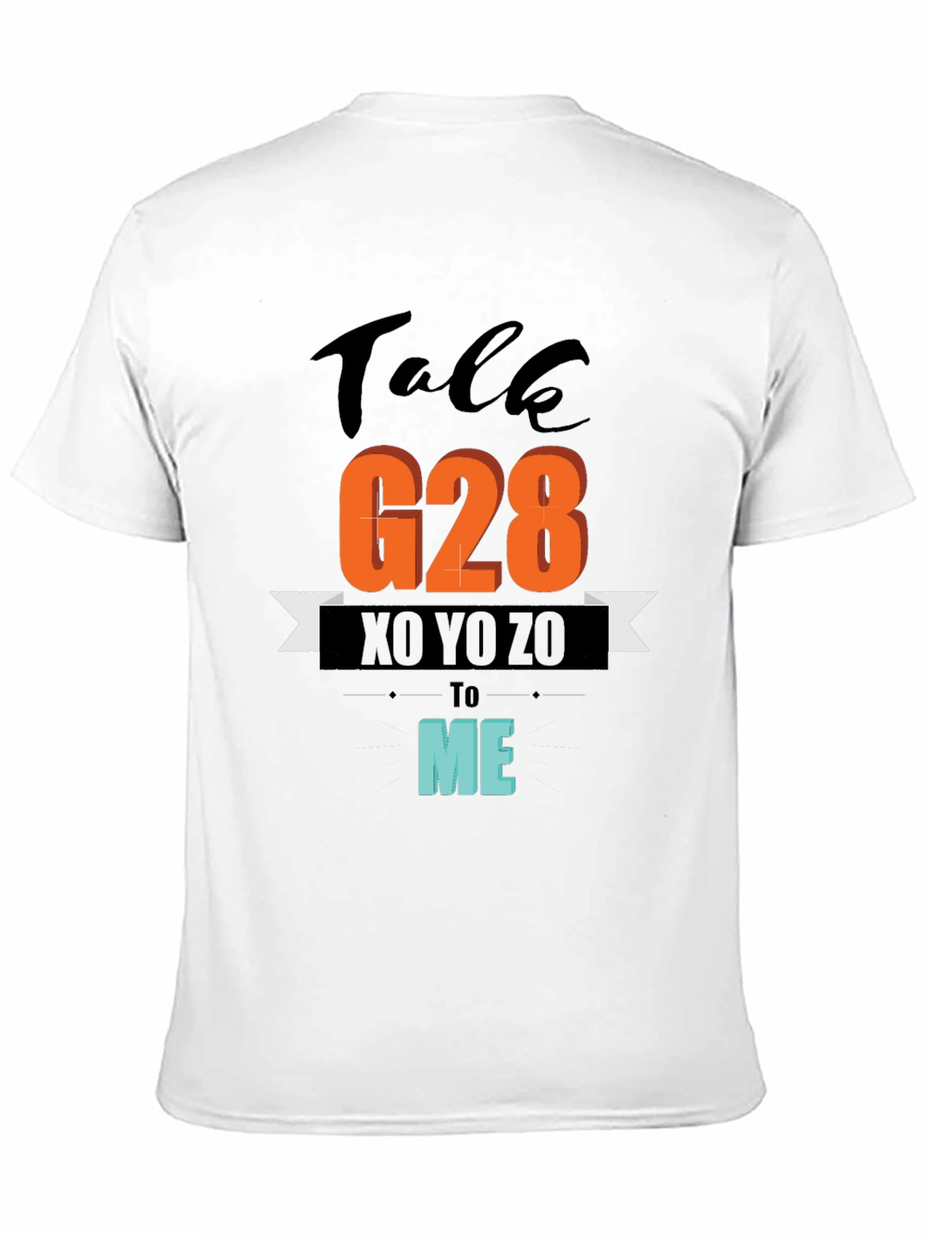 Talk G28 To Me T-Shirt Black