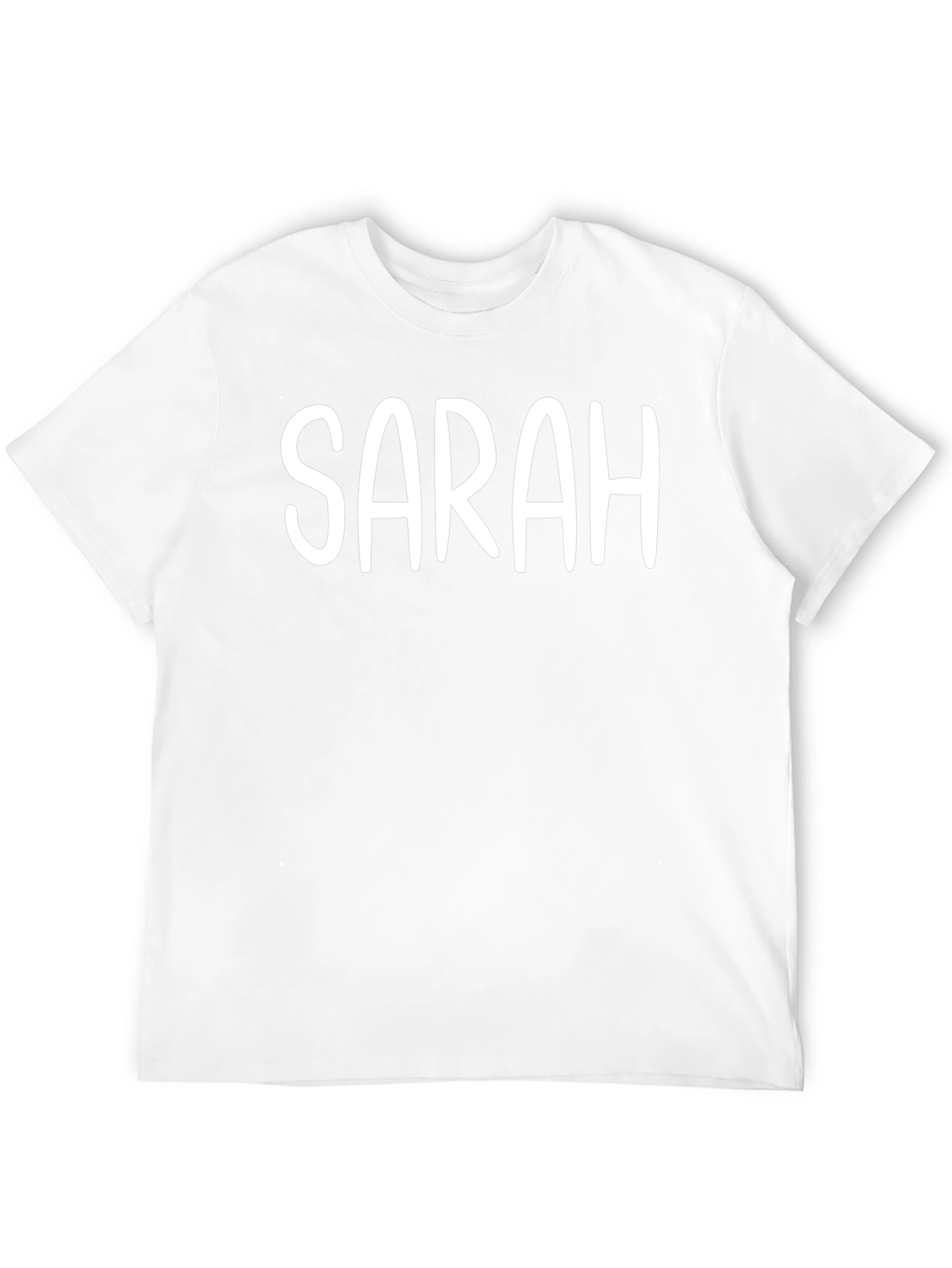 Personalized SARAH Black T-Shirt