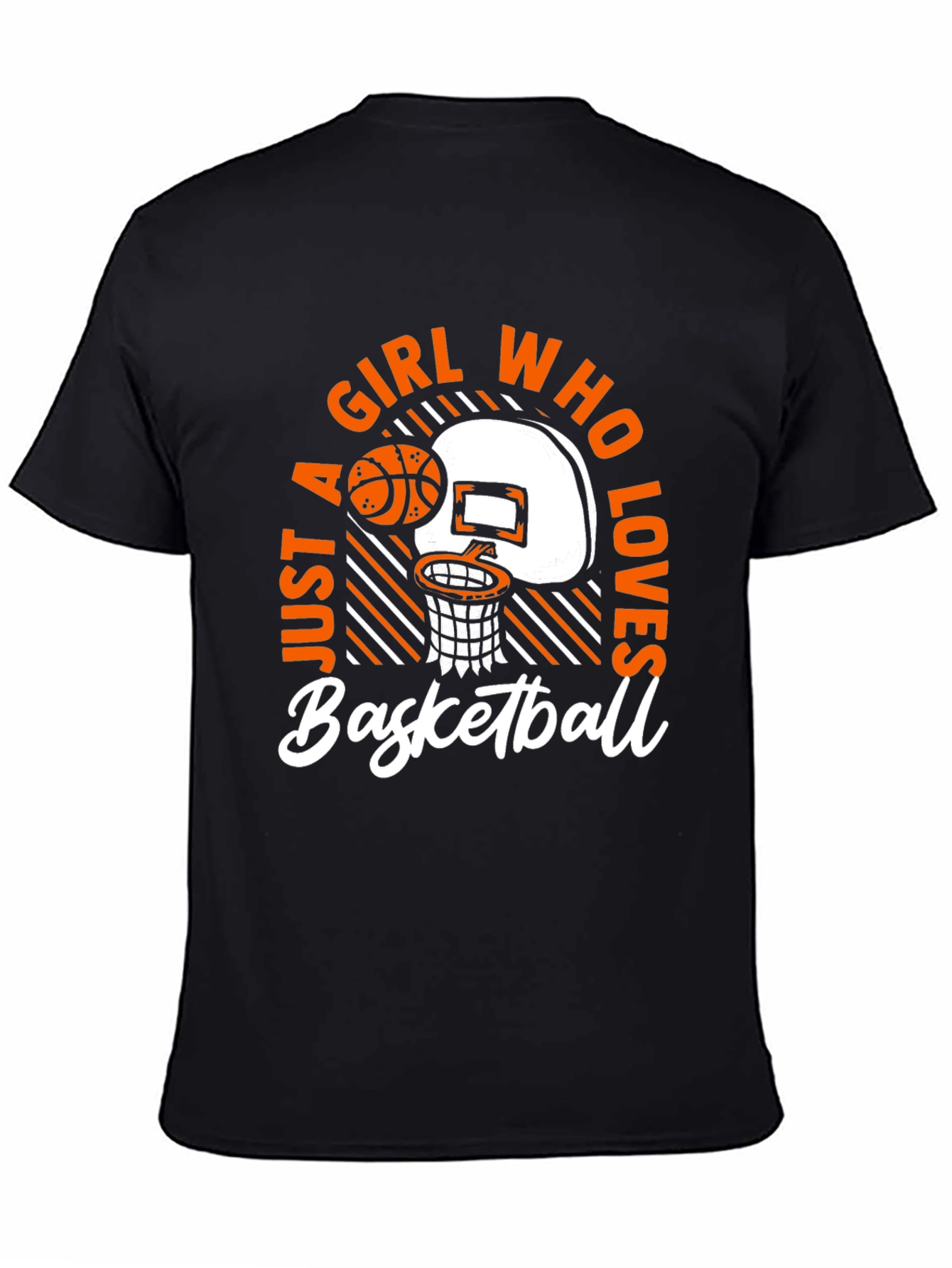 Girl Who Loves Basketball T-Shirt
