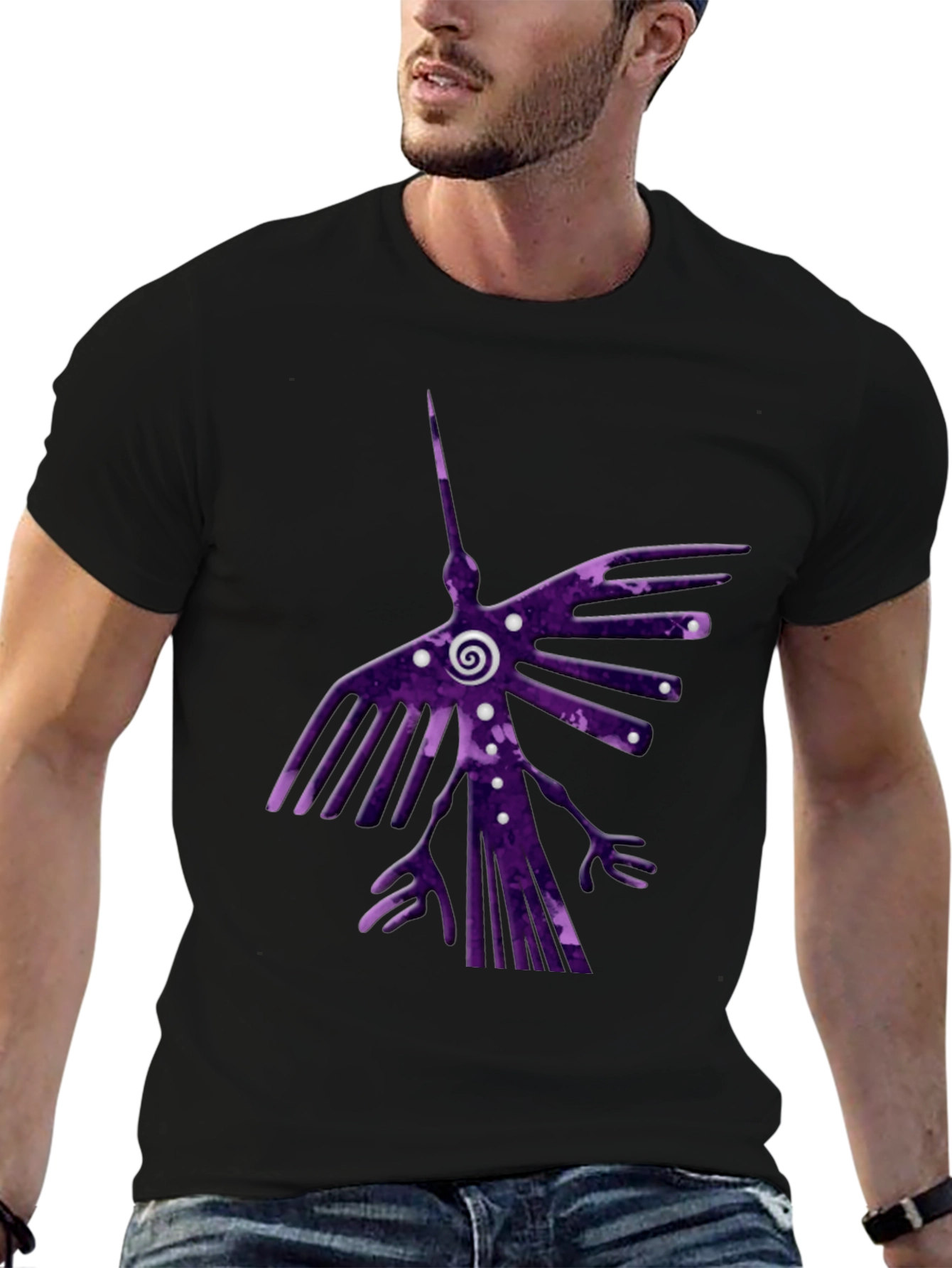 Abstract Bird Graphic Tee