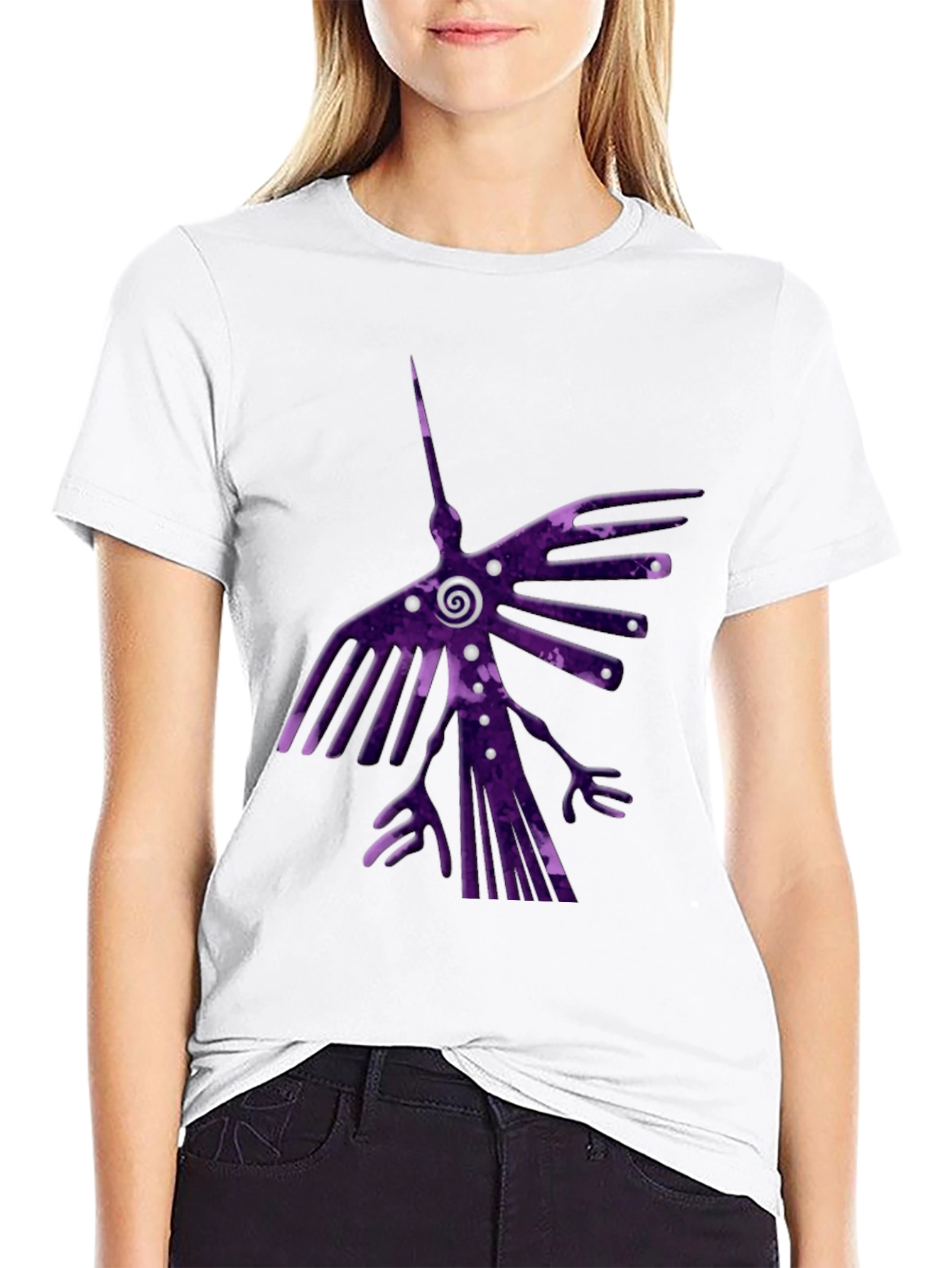 Abstract Bird Graphic Tee