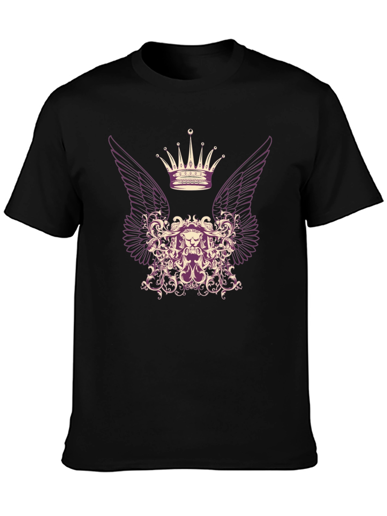 Crown Winged Lion Graphic Tee
