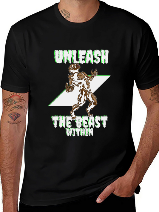 Unleash The Beast Within Black T-Shirt