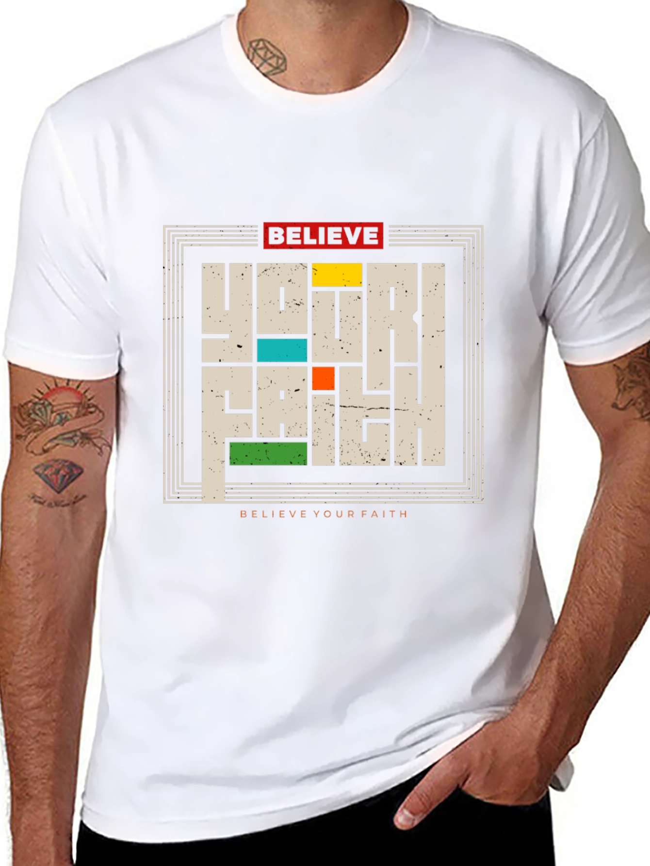 Believe Your Faith Graphic Tee - Black