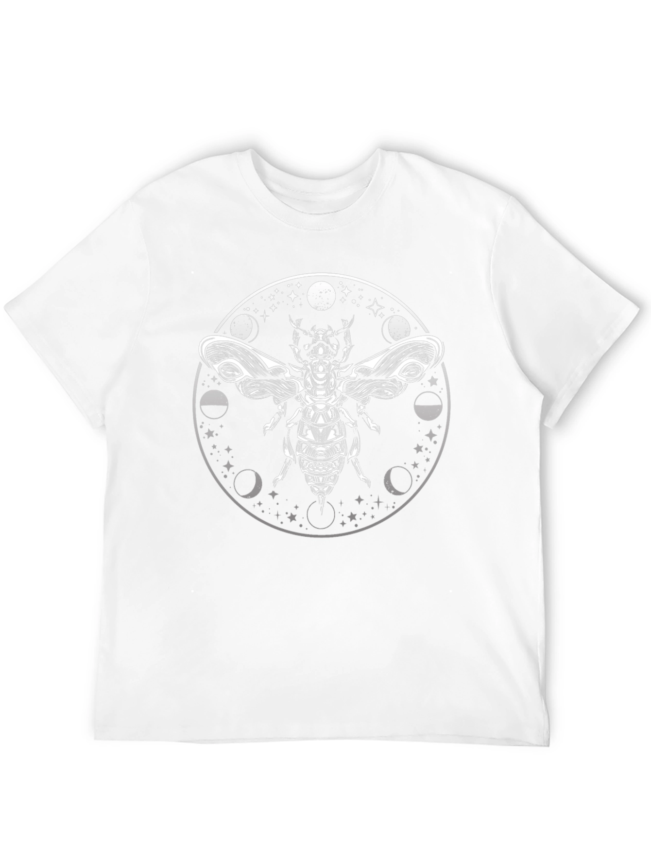 Lunar Moth Graphic T-Shirt - Black