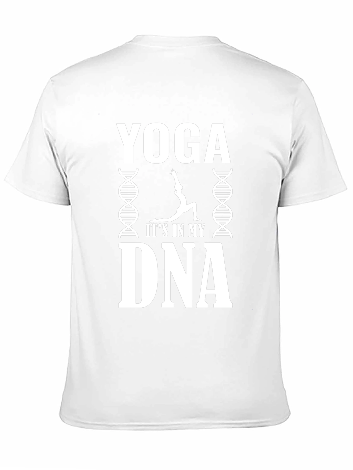 Yoga Its in My DNA Graphic Black T-Shirt
