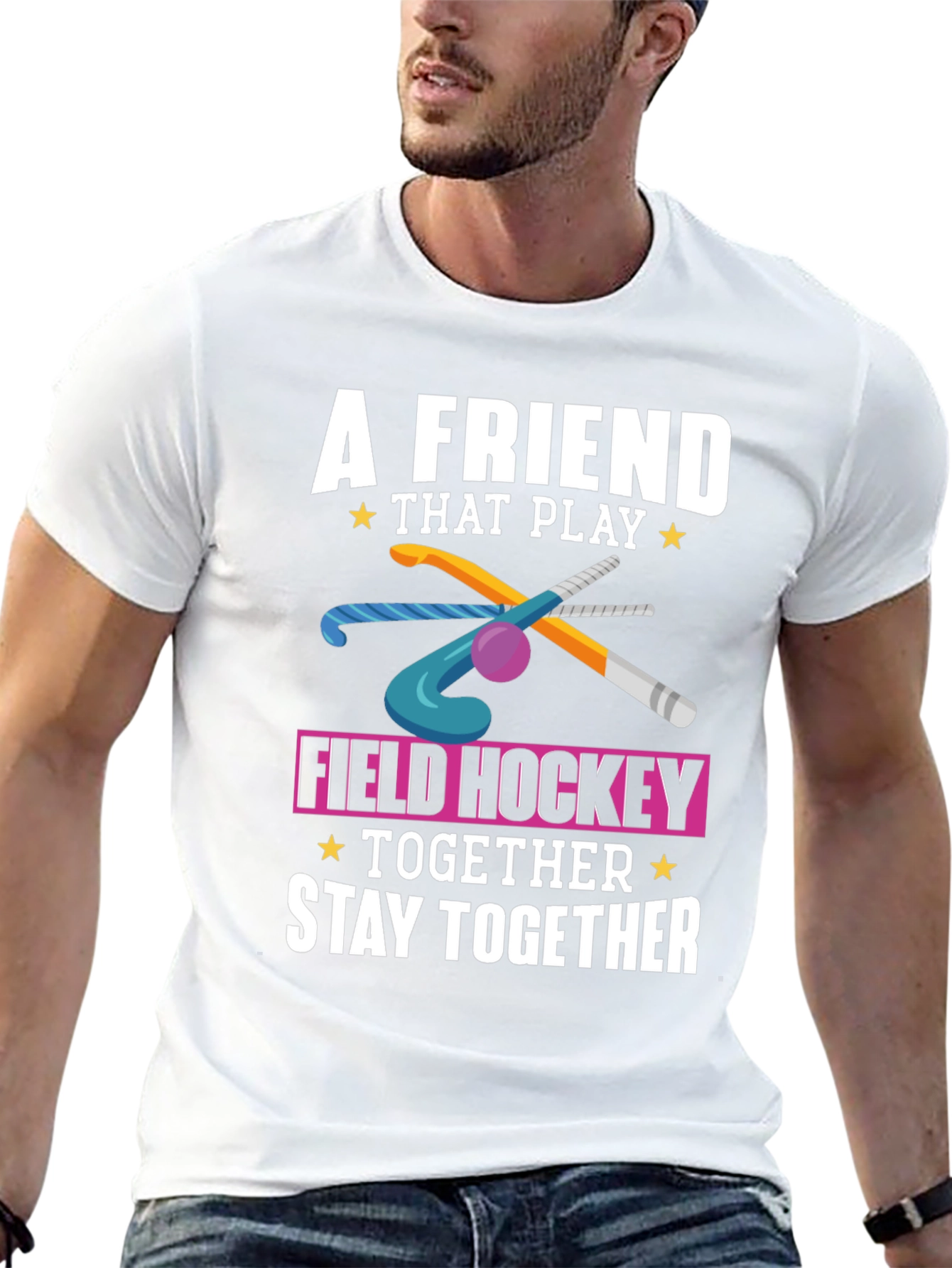 Field Hockey T-Shirt: A Friend That Play Together