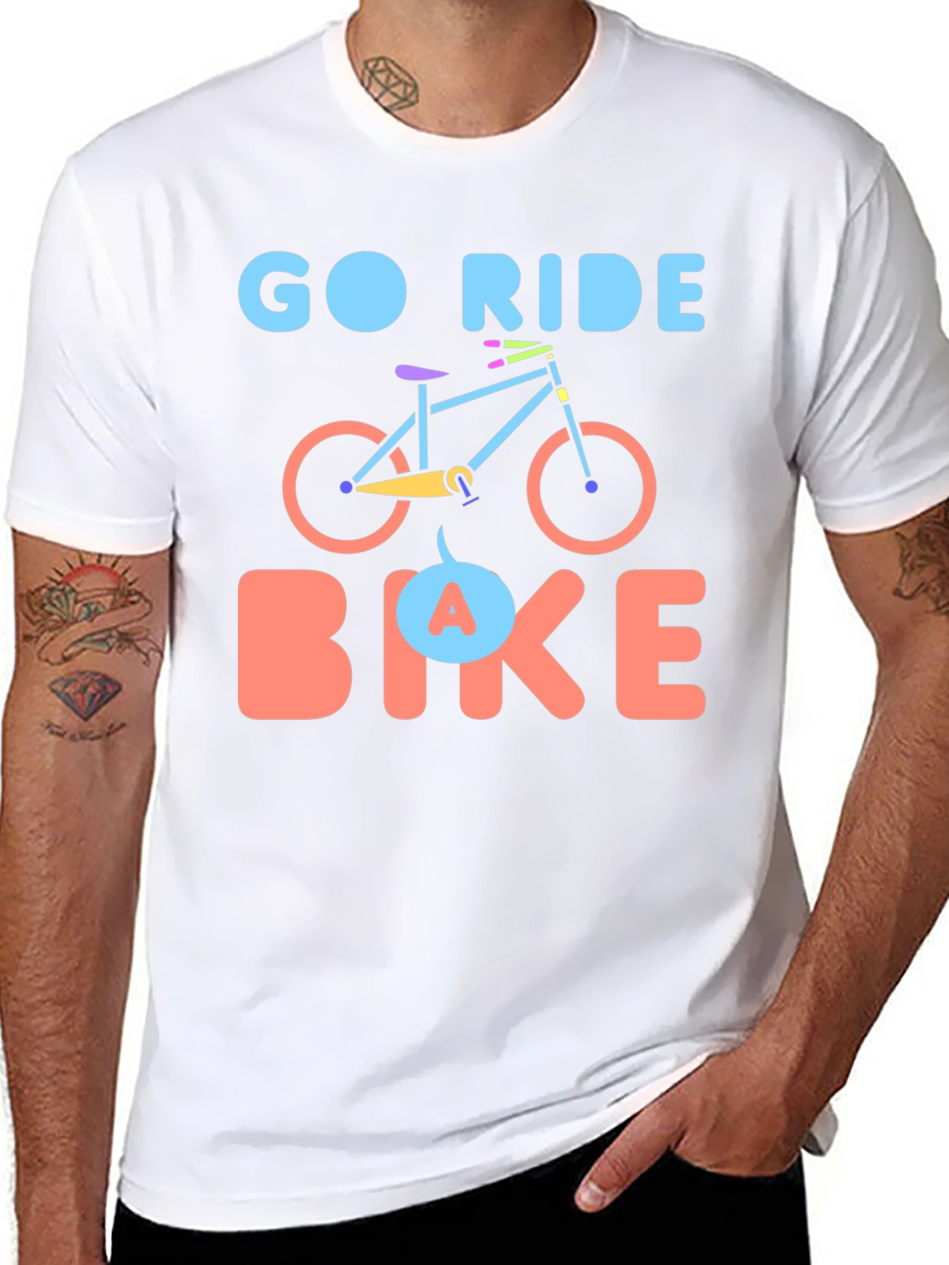 Go Ride a Bike Graphic Tee