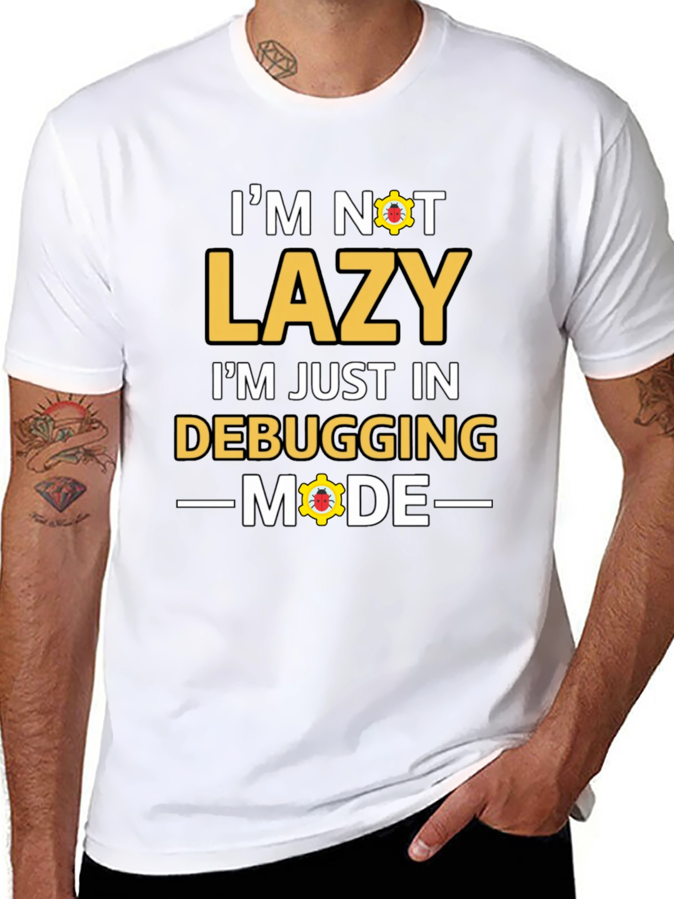 Debugging Mode T-Shirt - Funny Programmer Tee