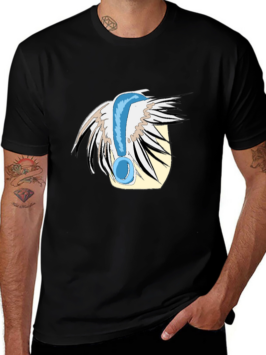 Statement T-Shirt - Blue Exclamation Point Design