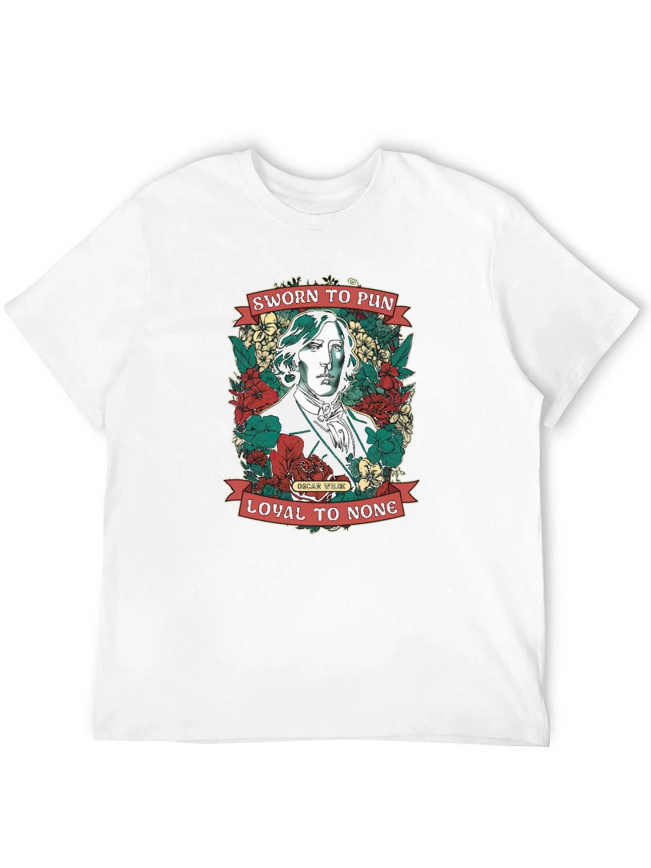 Sworn to Pun Oscar Wilde Graphic T-Shirt
