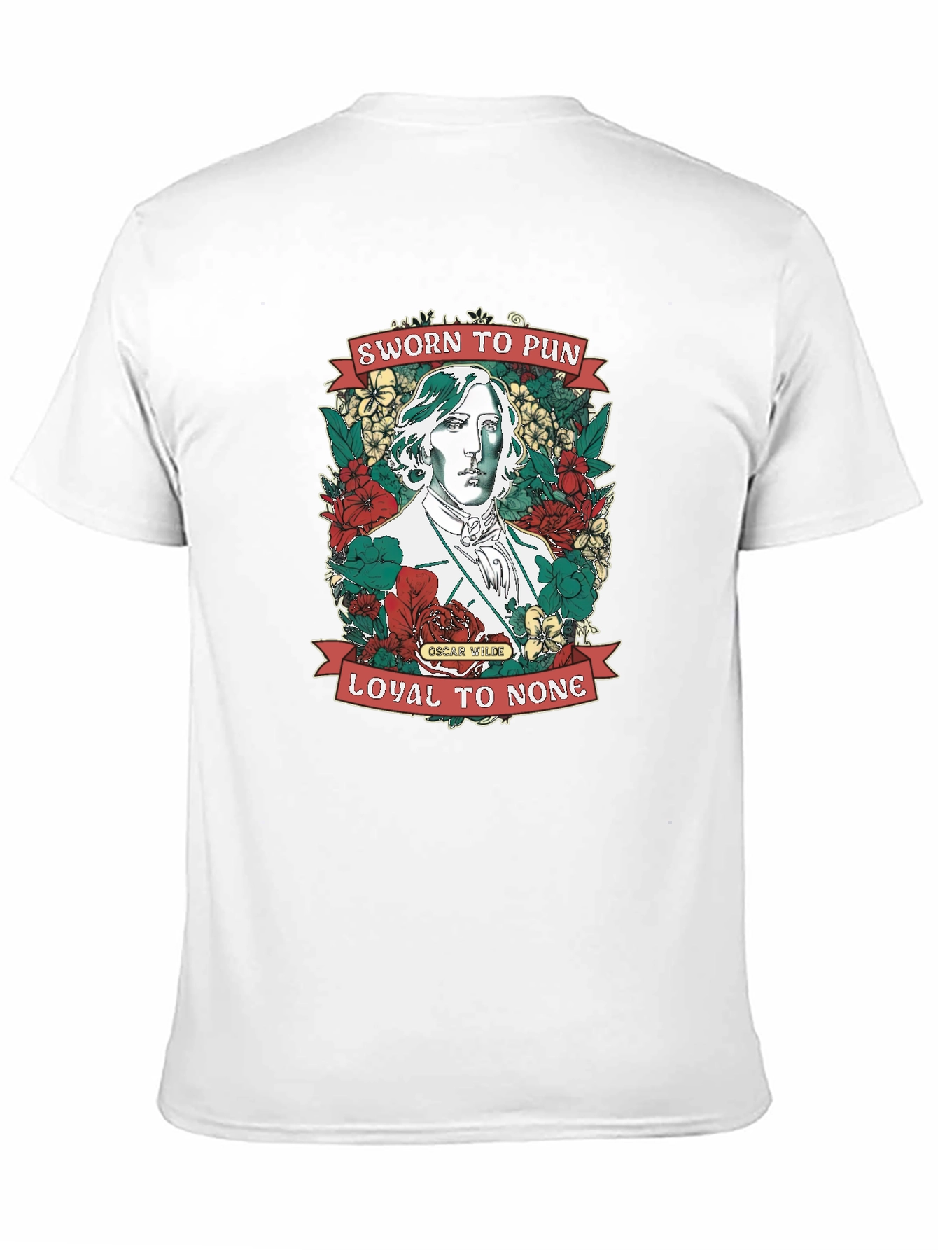 Sworn to Pun Oscar Wilde Graphic T-Shirt
