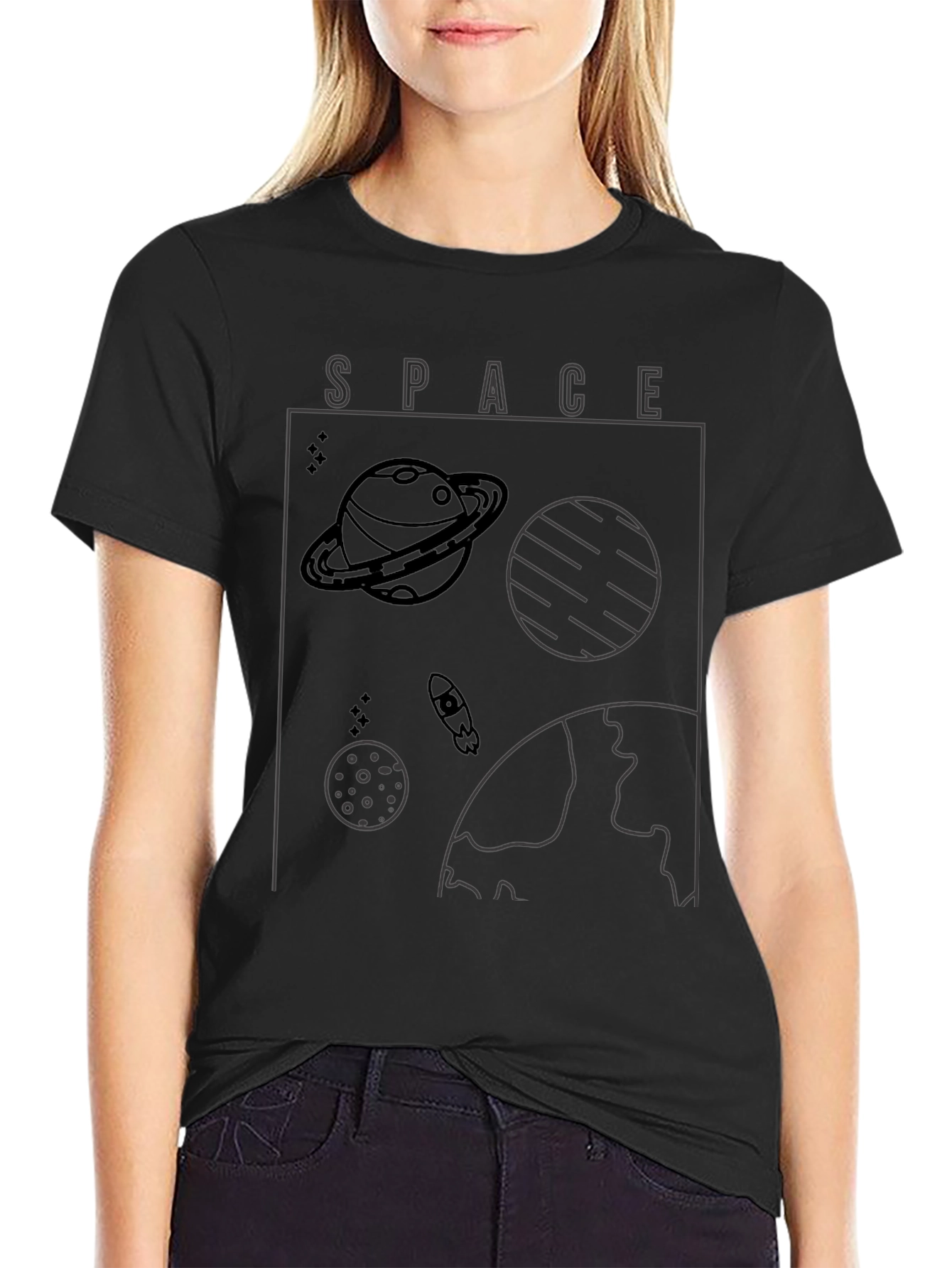 Space Graphic T-Shirt - Unisex