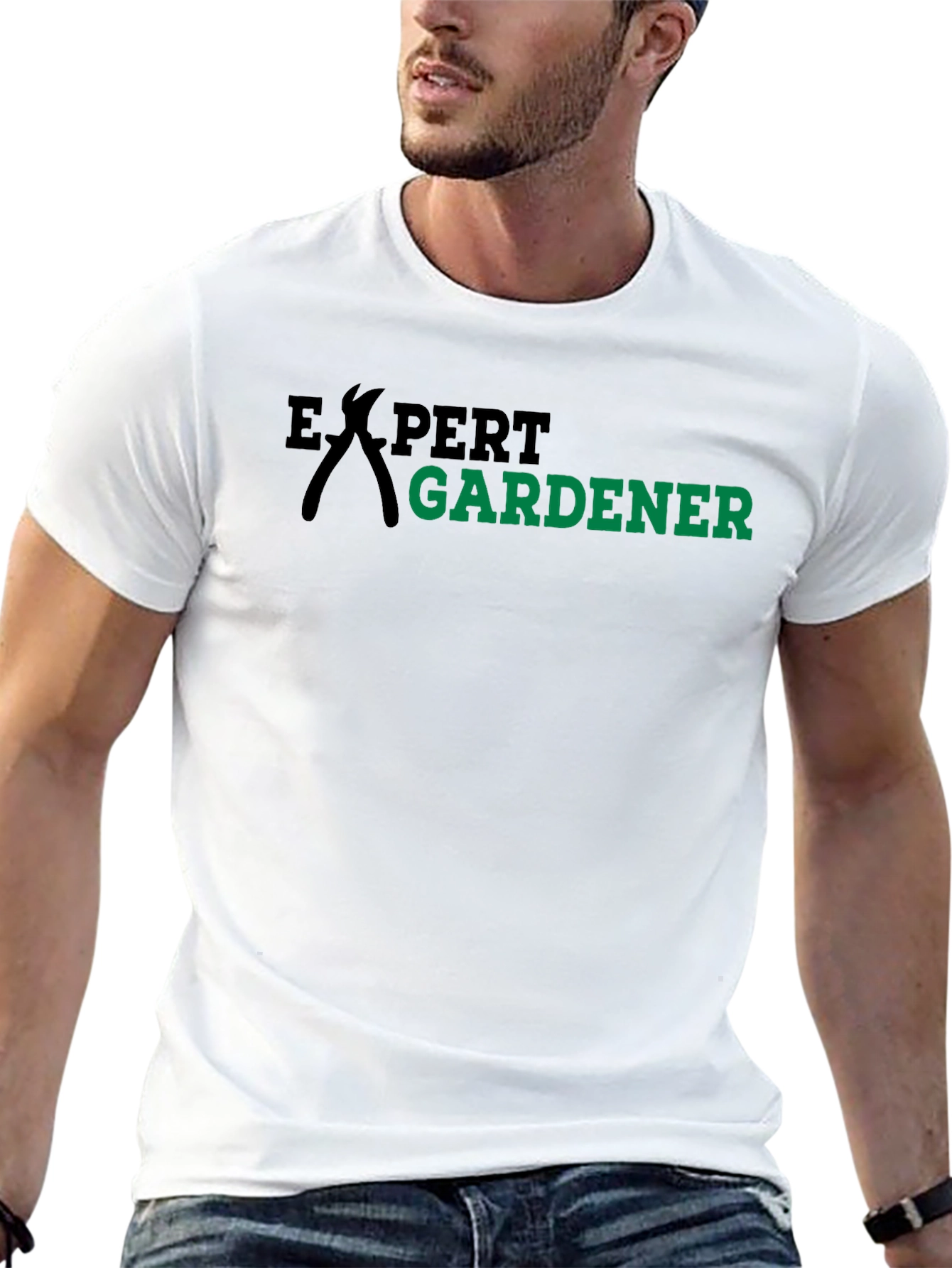 Expert Gardener Graphic T-Shirt - Black
