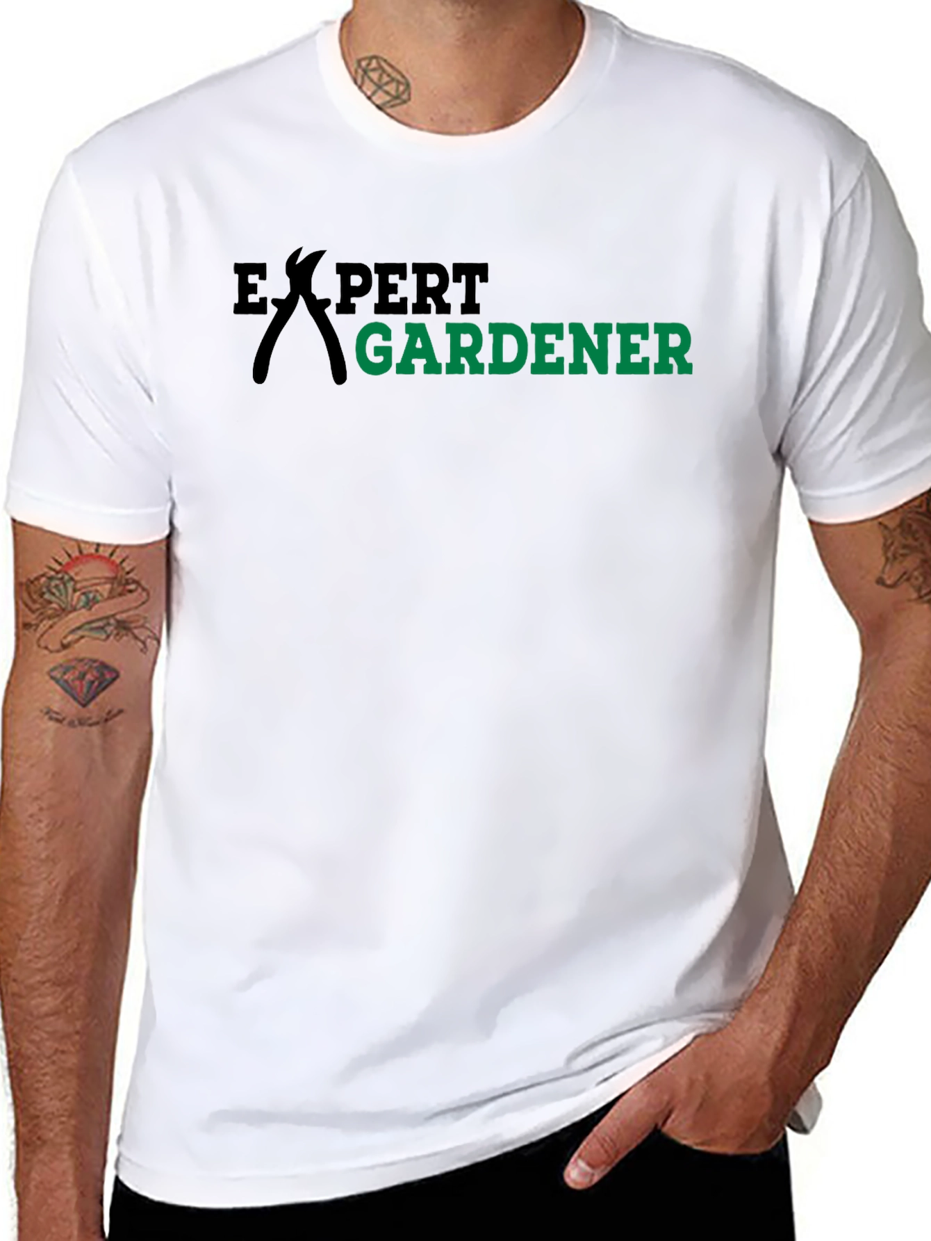 Expert Gardener Graphic T-Shirt - Black