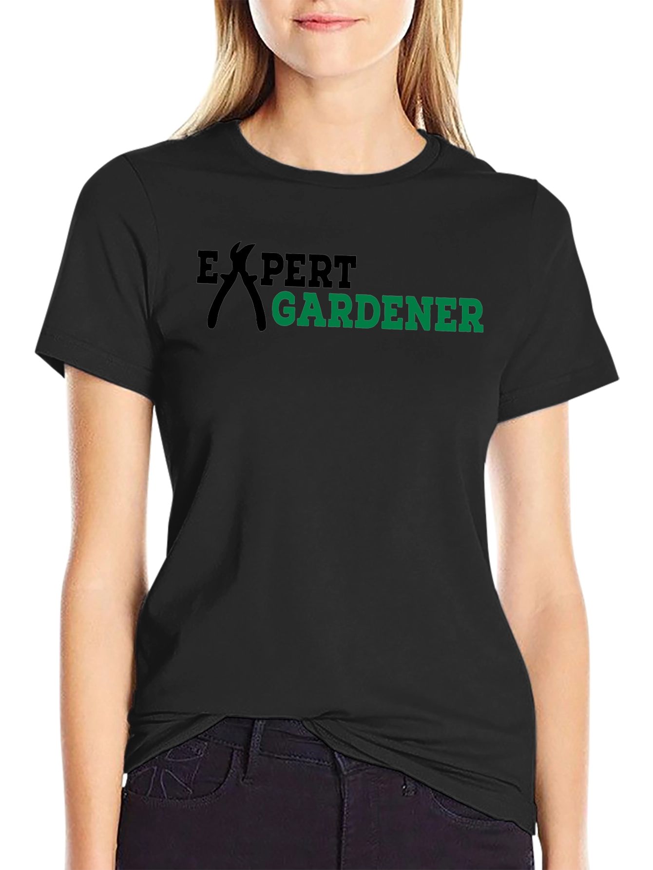 Expert Gardener Graphic T-Shirt - Black