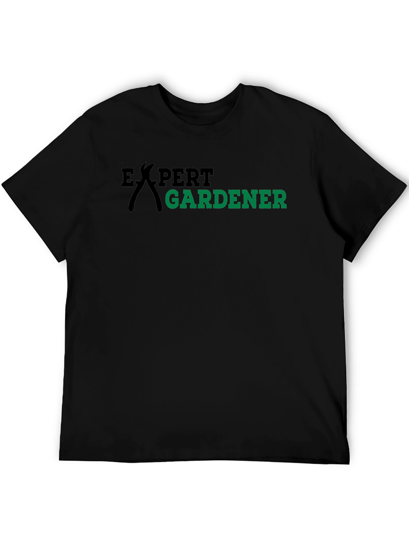 Expert Gardener Graphic T-Shirt - Black