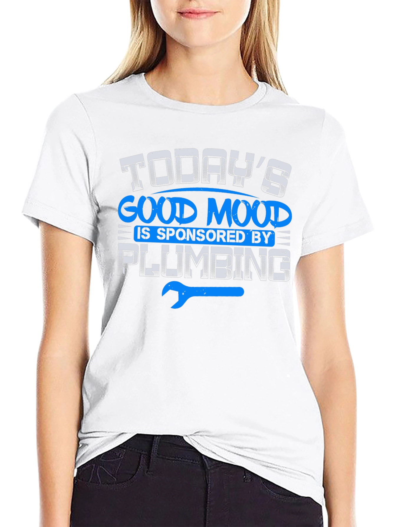 Funny Plumber T-Shirt: Todays Good Mood Plumbing
