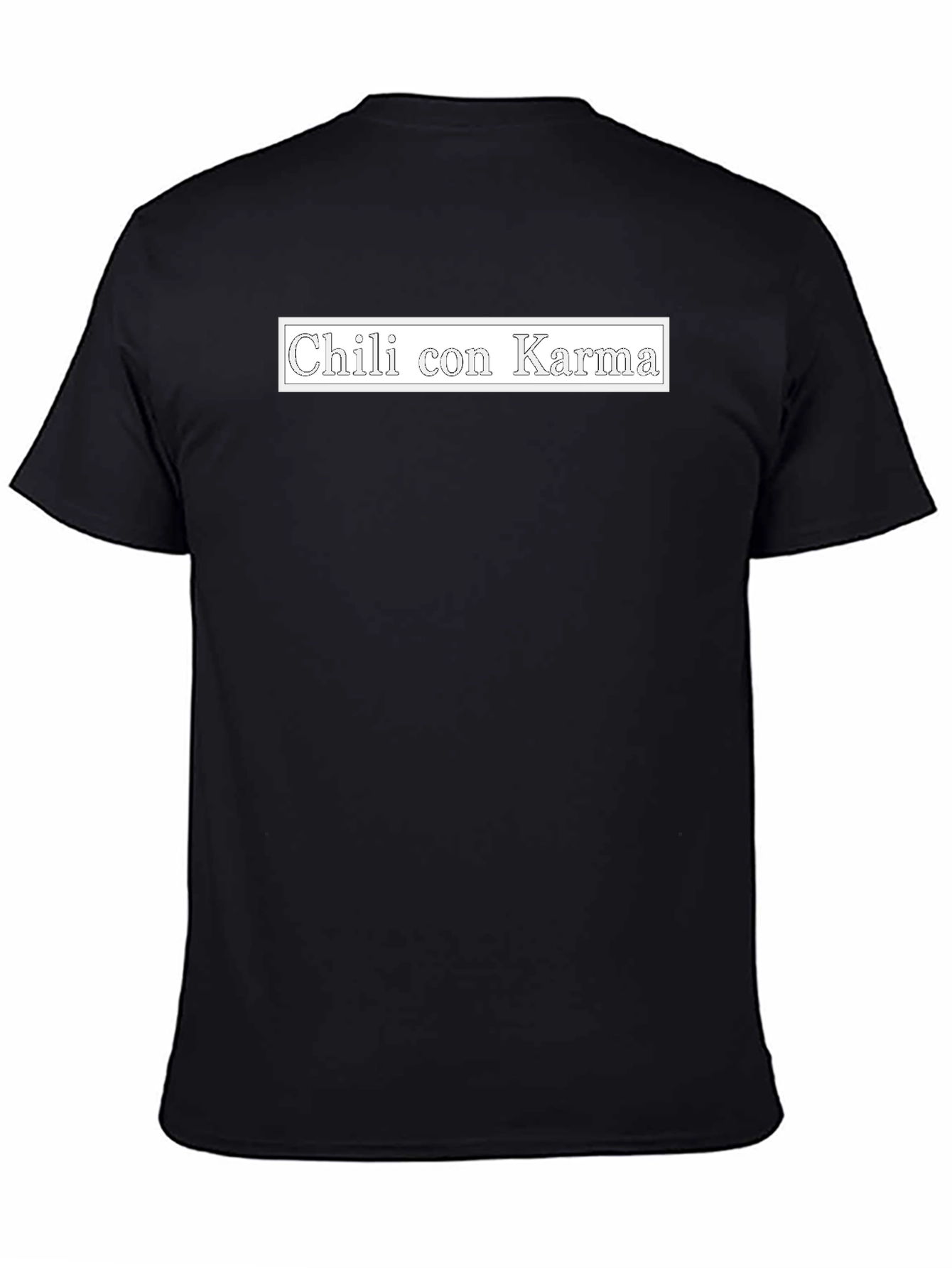 Chili con Karma Graphic Black T-Shirt