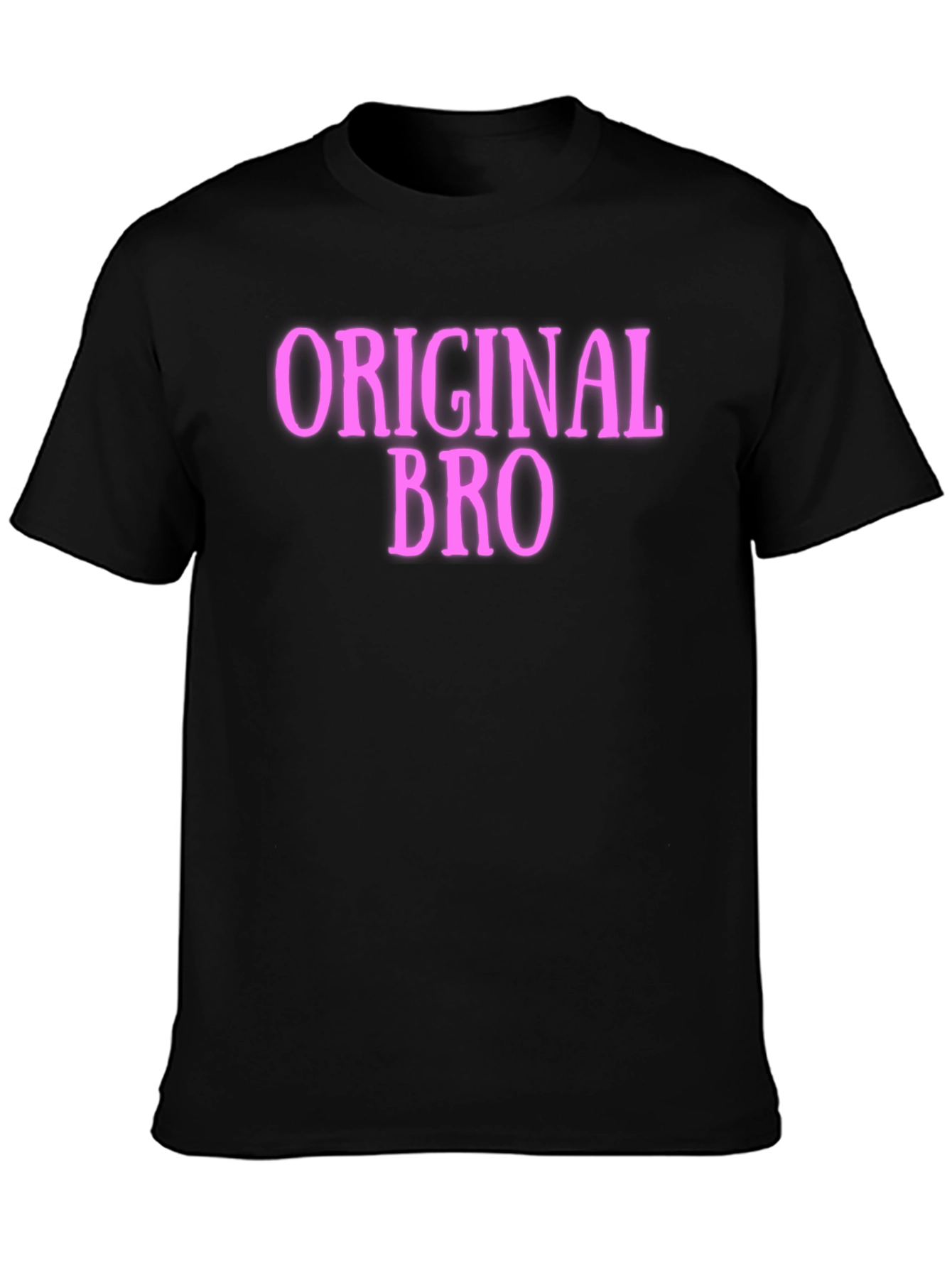 Original Bro T-Shirt - Black Casual Tee