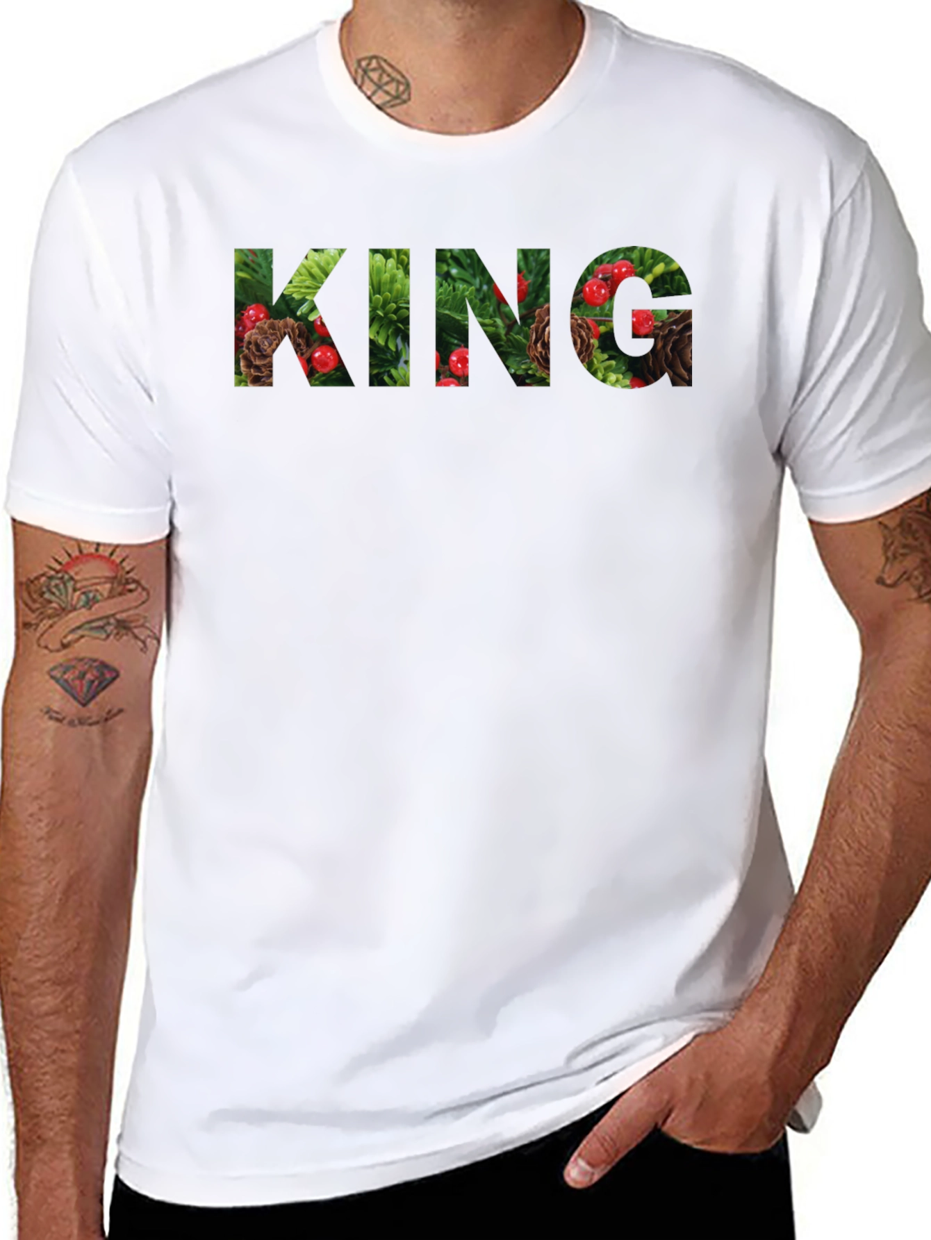 King Holiday T-Shirt - Christmas Design
