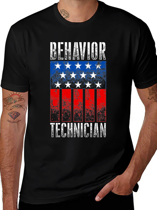Behavior Technician Flag T-Shirt