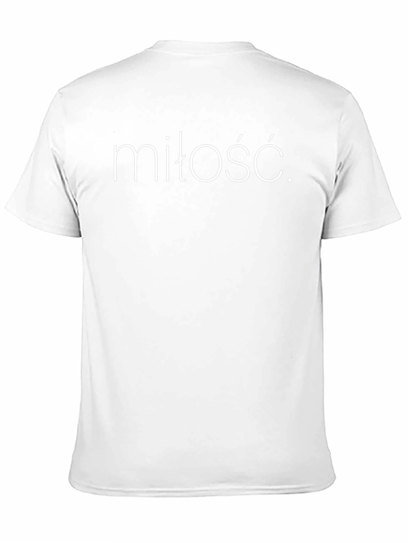 Miłość T-Shirt - Black Polish Love Tee