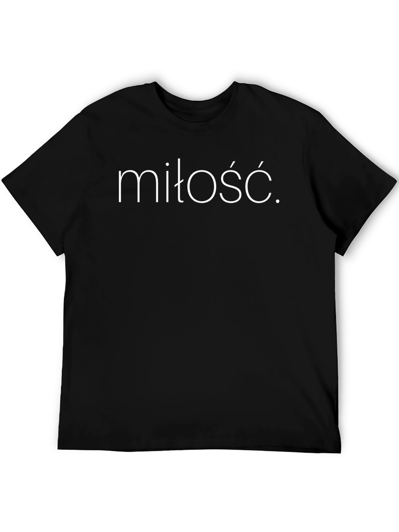 Miłość T-Shirt - Black Polish Love Tee