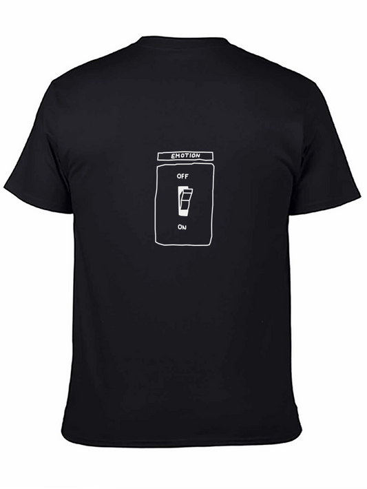 Emotion Switch T-Shirt - Black Graphic Tee