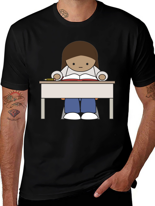Cartoon Reader T-Shirt - Unisex Graphic Tee