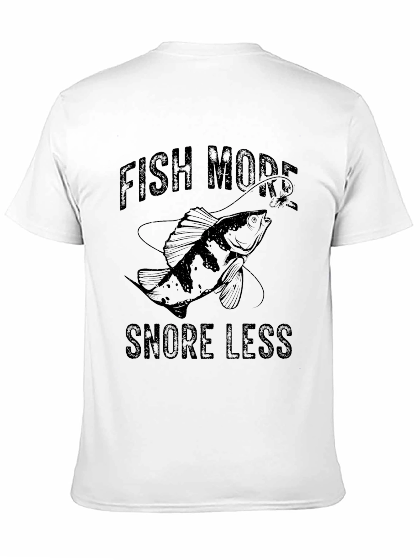 Fish More Snore Less Graphic Tee
