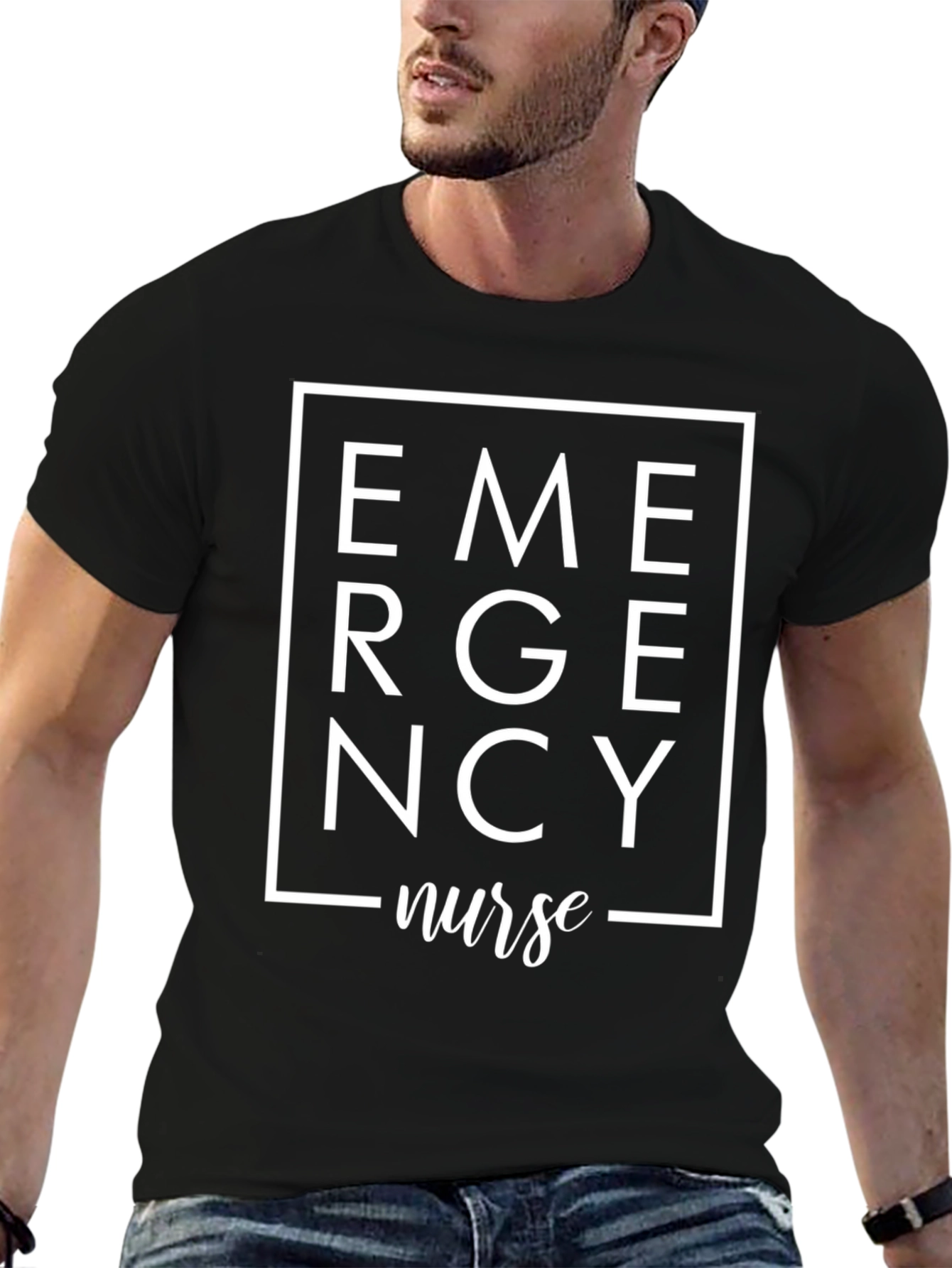 Emergency Nurse Graphic T-Shirt - Stylish Medical Apparel