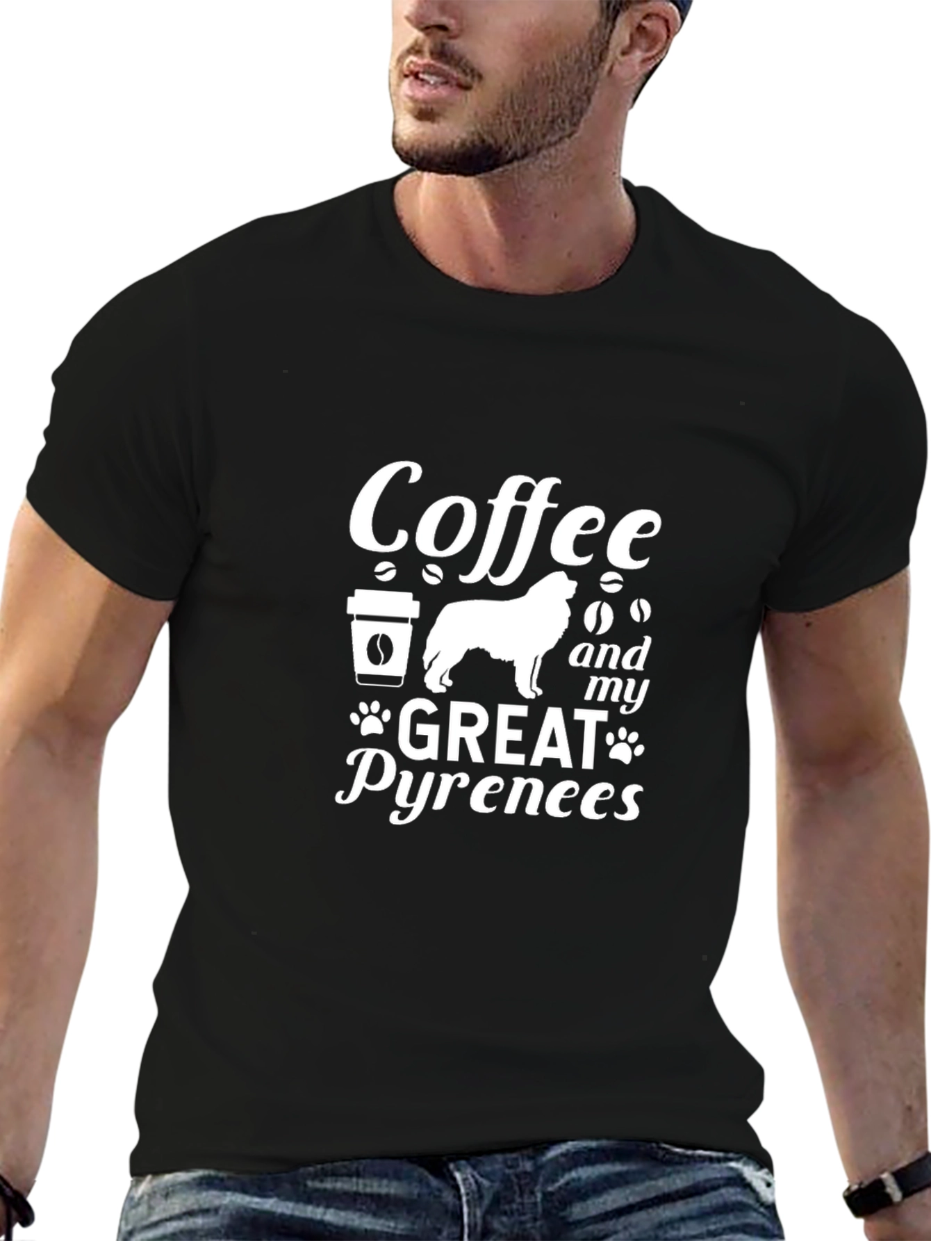 Coffee and My Great Pyrenees T-Shirt