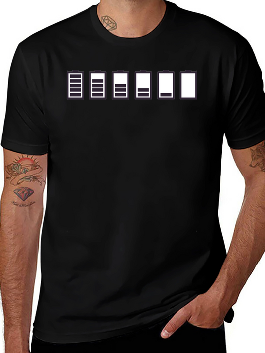 Battery Life T-Shirt - Full to Empty