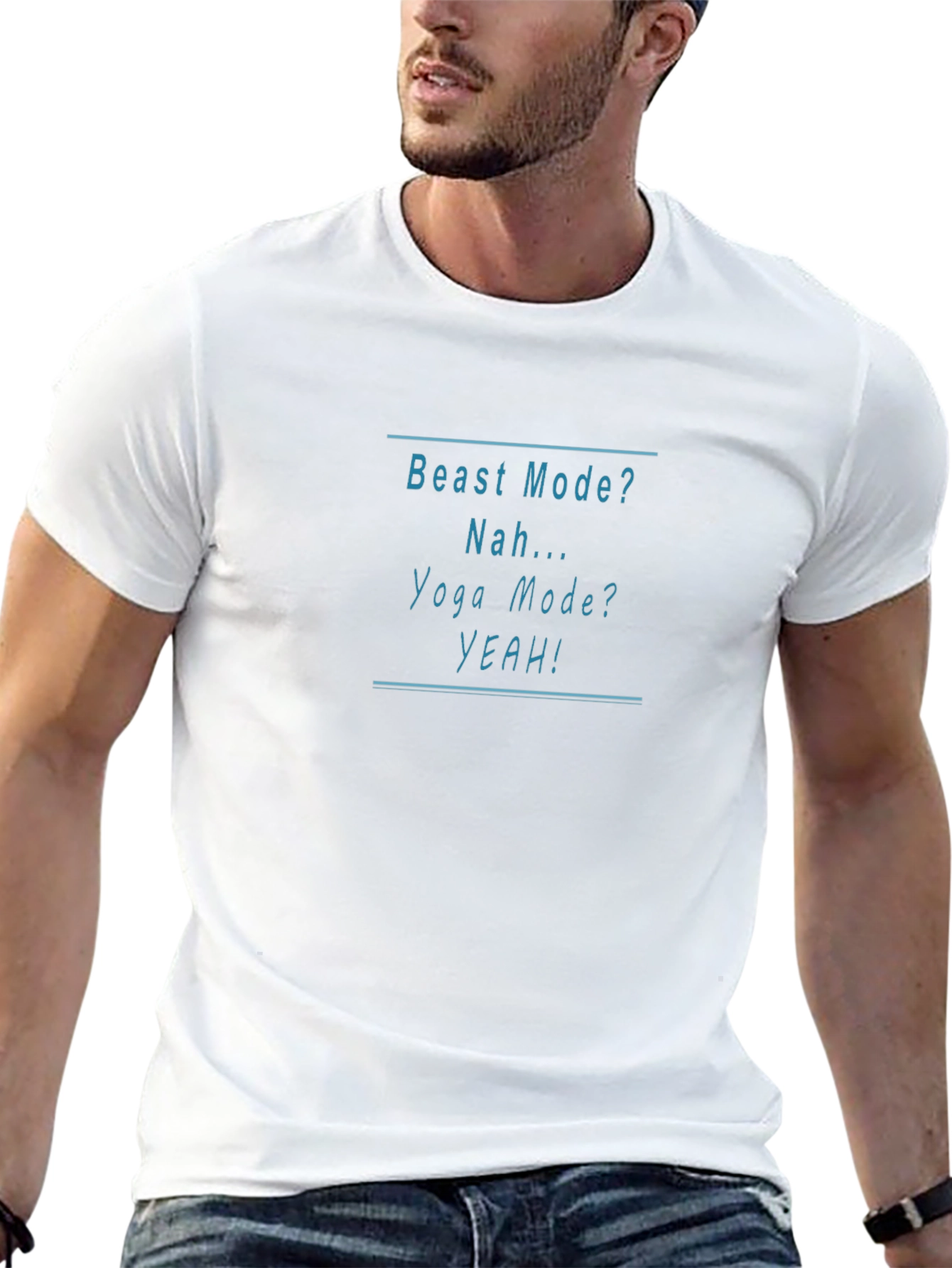 Yoga Mode T-Shirt - Funny Workout Tee