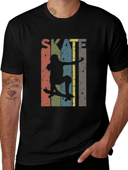 Vintage Skateboarding T-Shirt - Retro Skater Tee