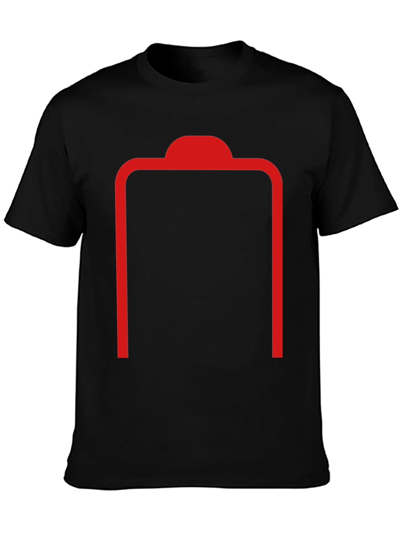 Modern Graphic Tee - Red Arch Design
