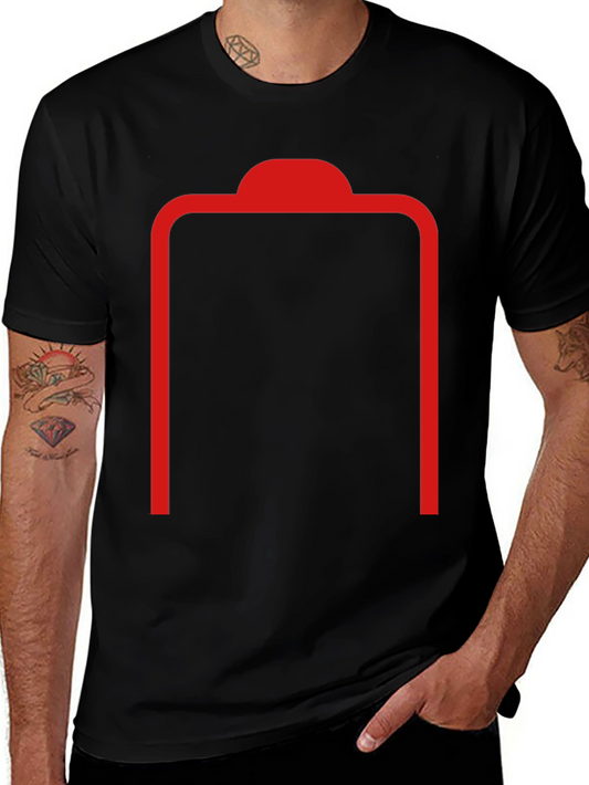 Modern Graphic Tee - Red Arch Design