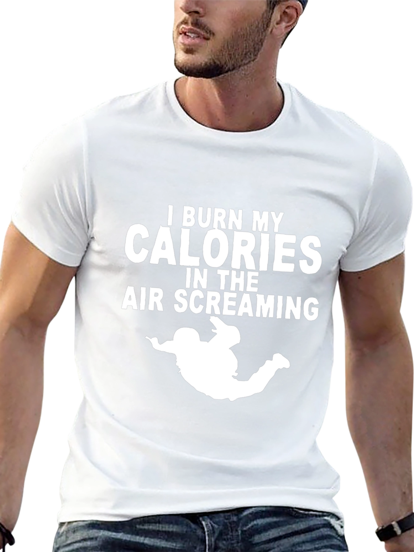 I Burn My Calories Screaming Funny T-Shirt