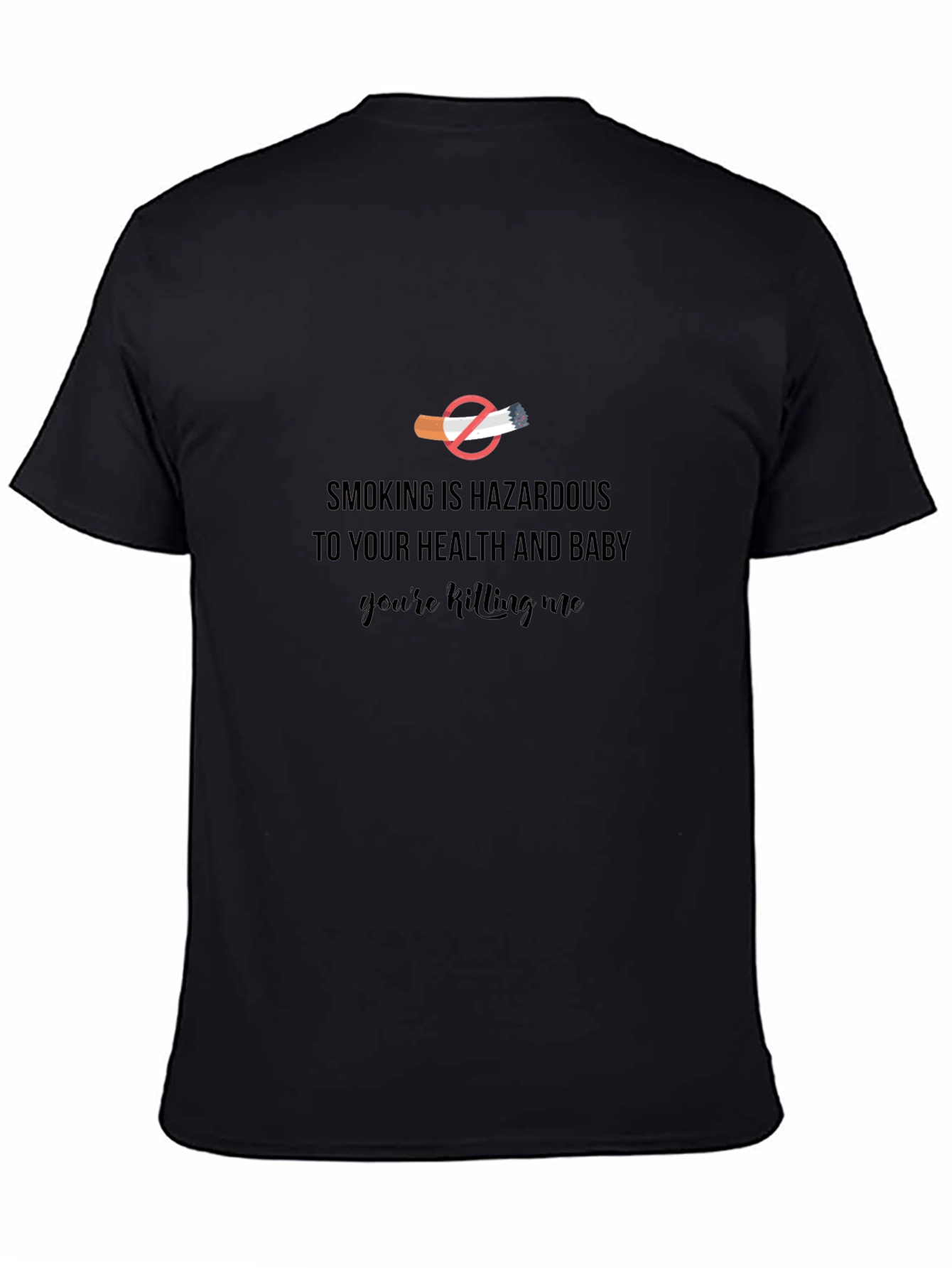 Smoking is Hazardous Graphic T-Shirt