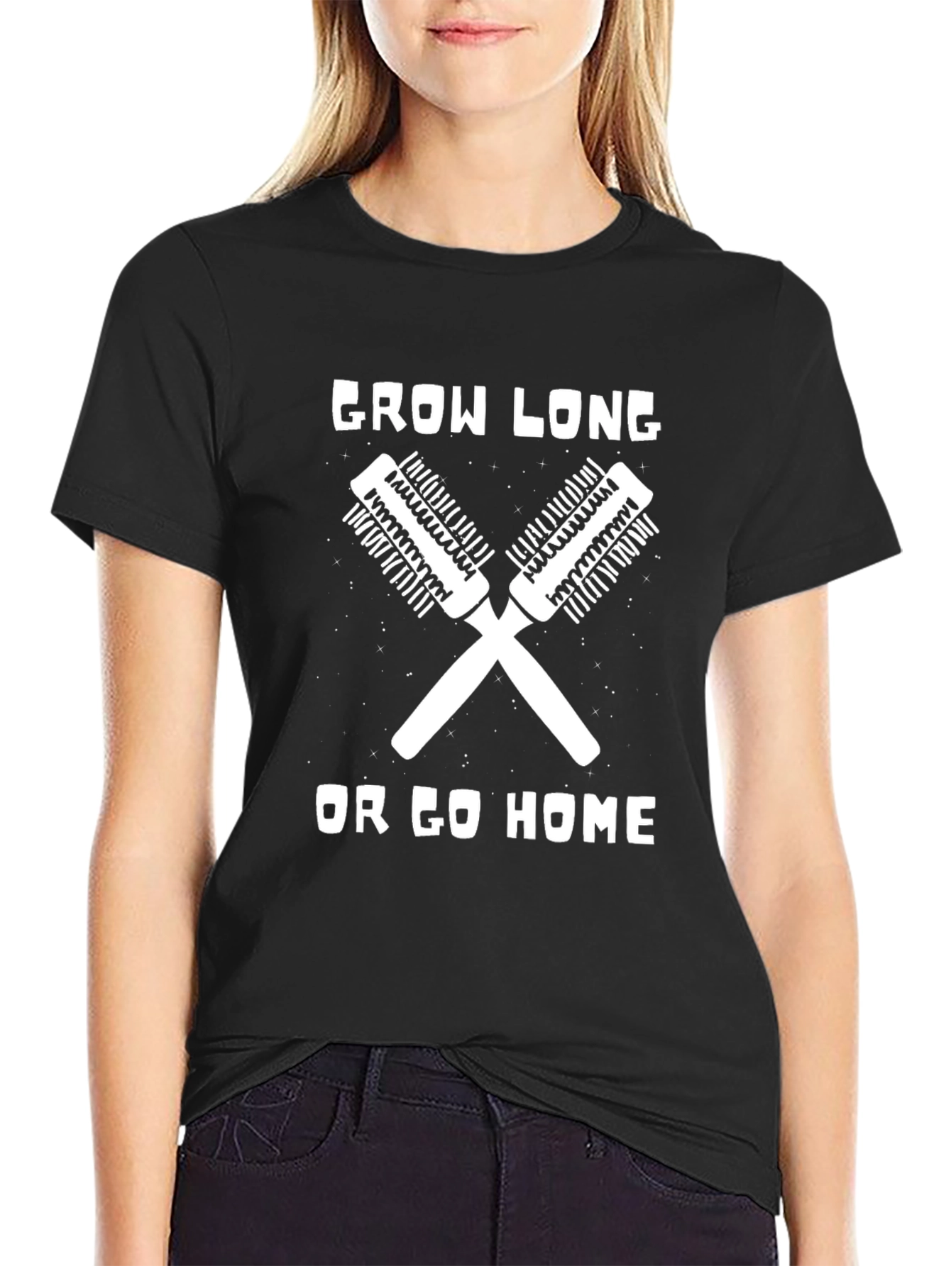 Grow Long or Go Home - Graphic Tee