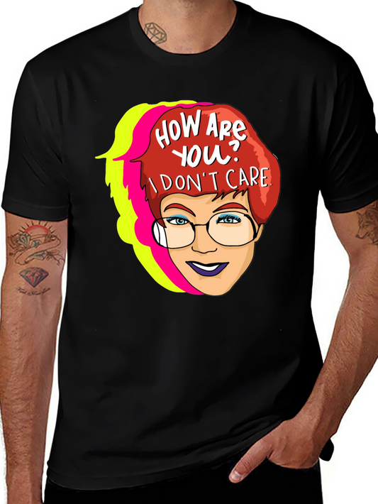 Sarcastic Cartoon Graphic T-Shirt