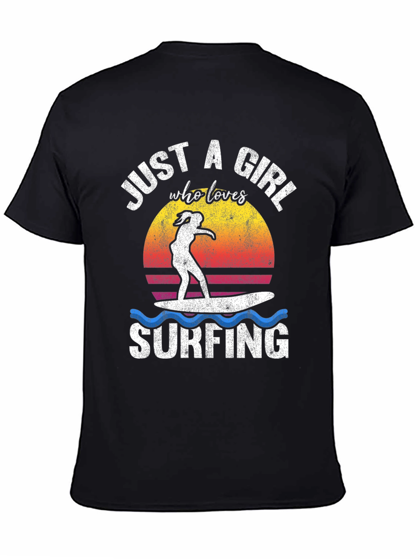 Just a Girl Who Loves Surfing T-Shirt
